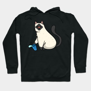 Water Spiller Cat - Siamese Hoodie